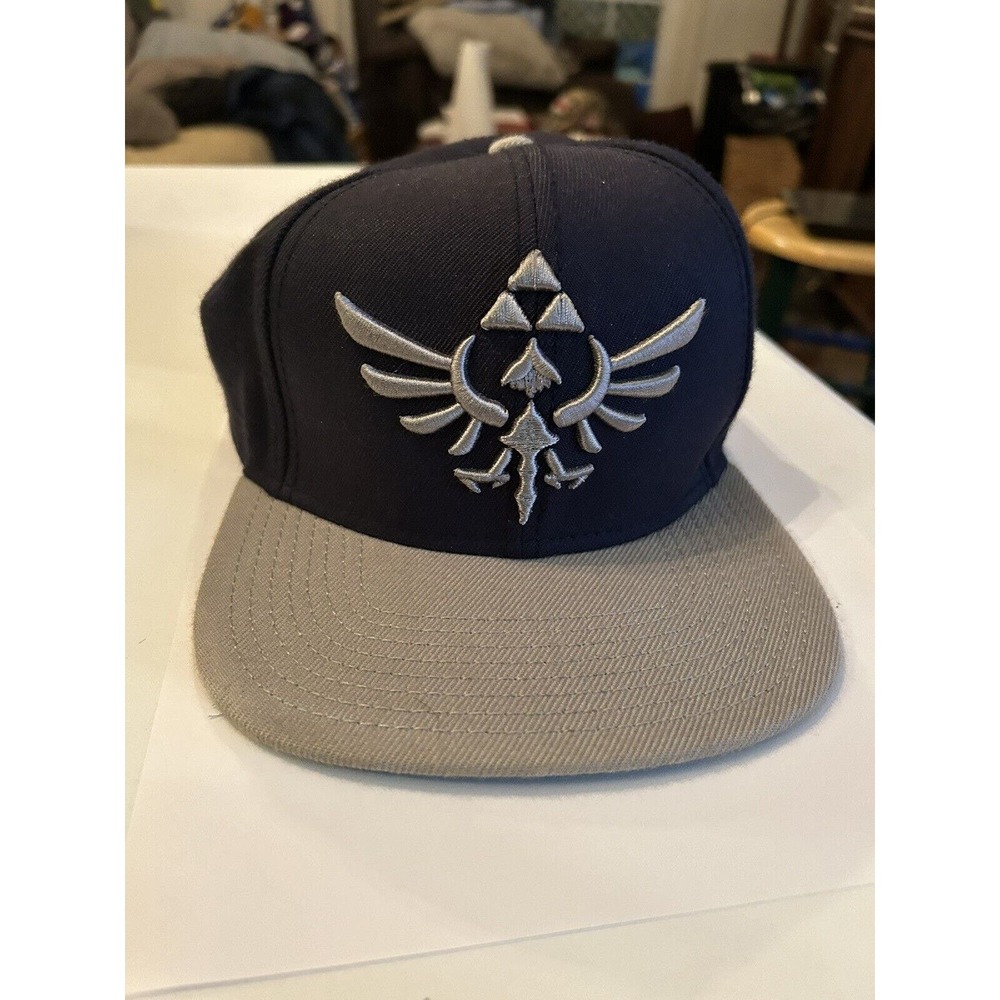 Legend Of Zelda Mens Hat Cap Snap Back Black Twilight Princess Embroidered #O